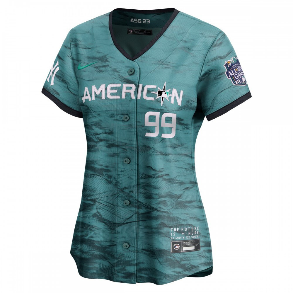 Aaron Judge American League Women's 2023 MLB All-Star Game Limited Player Jersey - Teal-Pro Kit Vault | Brand New 26/27 Sports Jerseys